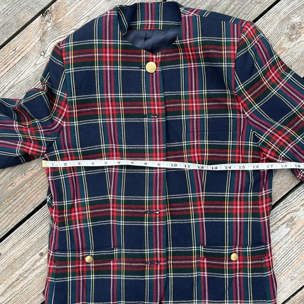 JoS.A.Bank tartan plaid blazer 6-8 - Picture 6 of 9